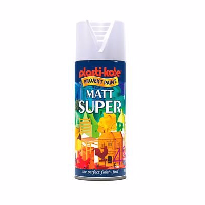 Borup Super Spraymaling Hvid mat 9010m - 400 ml